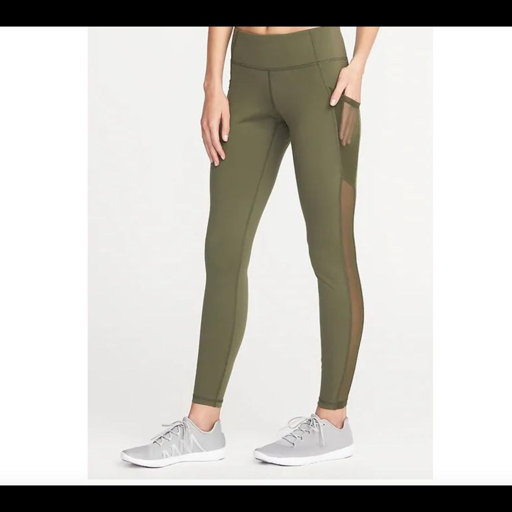 Old Navy army green leggings